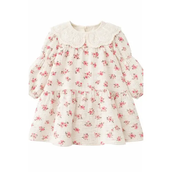 SUKIENKA MUŚLINOWA W KWIATY